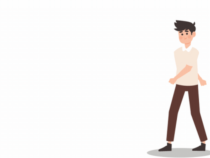 Walk cycle aftereffects animation character character animation duik gif illustrator motion motion design motiongraphics walkcycle