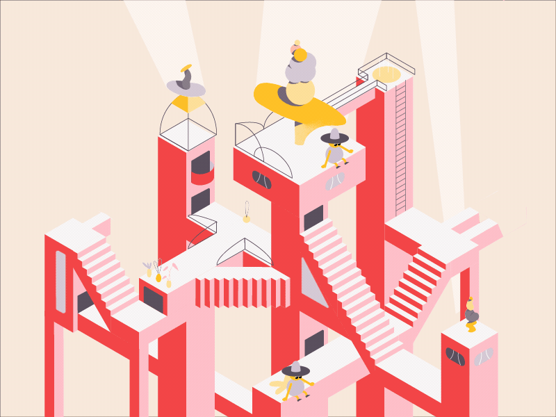 isometric stairs aftereffects animation animation after effects dribbble best shot isometric motion motiongraphics