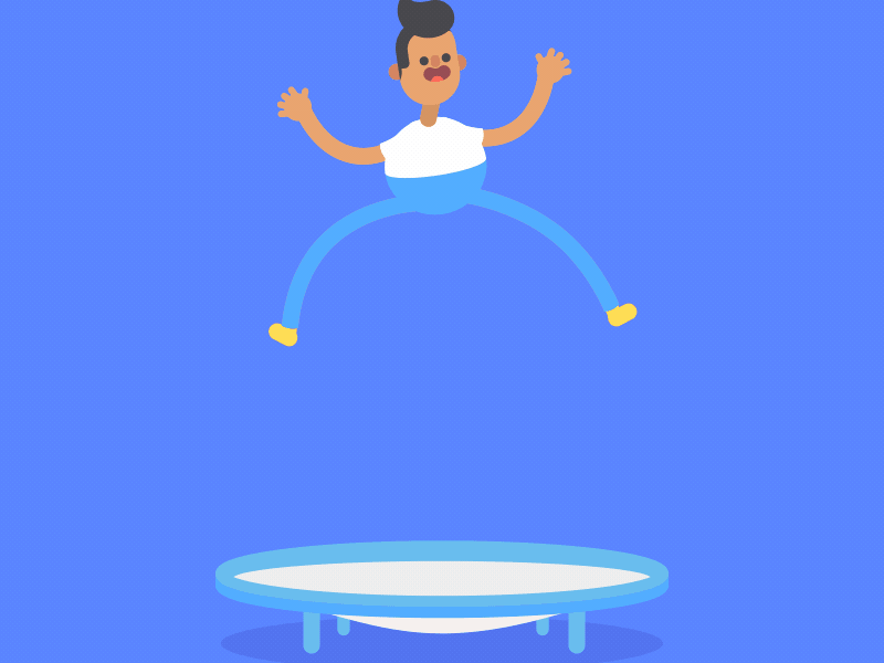 trampoline loop by Nourhan Nasser on Dribbble