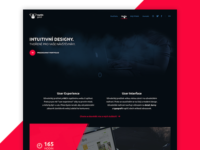 Portfolio 2016 [Concept] dark design personal portfolio simple ui ux web design website work
