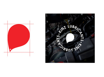 Kinz Lubricants branding graphic design illustration logo