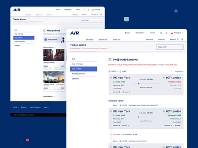 Airlines website airline airplane airport blue desktop design minimal modern ui ux website