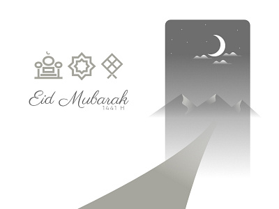 Happy Eid Mubarak eid icon icon design idul fitri illustration muslim