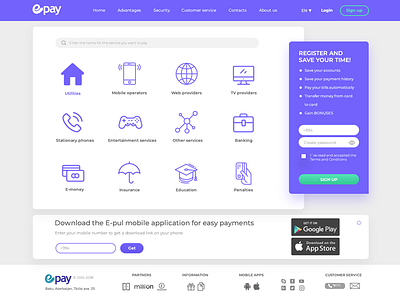 Payment website design payment ui ux web website