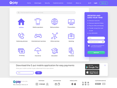 Payment website