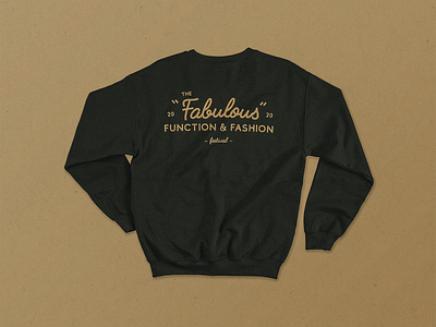 Fabulous Function & Fashion | Sweater Mockup branding design graphicdesign hand drawn illustration logo logodesign mockup typography vector