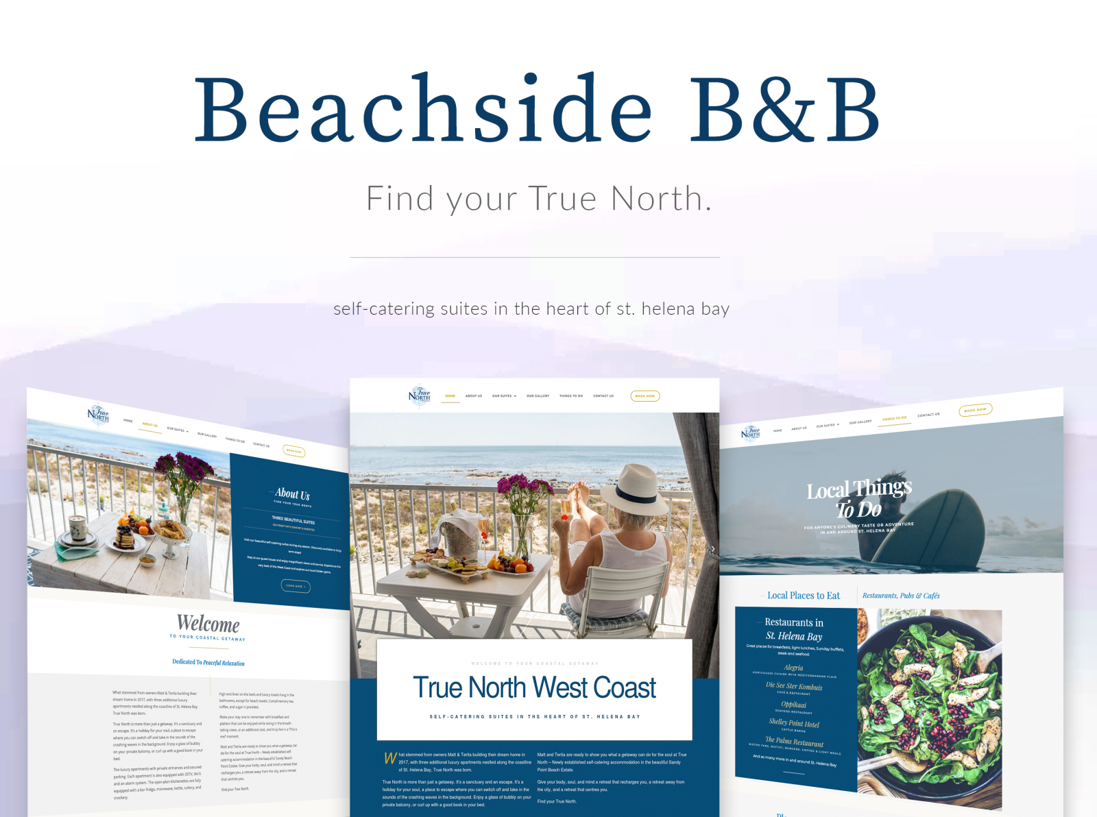 Beachside B&B Hotel Website By Samantha Els-Heydenrych On Dribbble