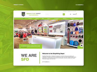 eCommerce Shop, Rentals & Displays Website Design