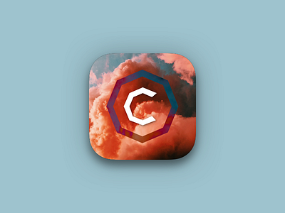 DailyUI #005 - Cloudly App Icon app icon clouds dailyui icon ios