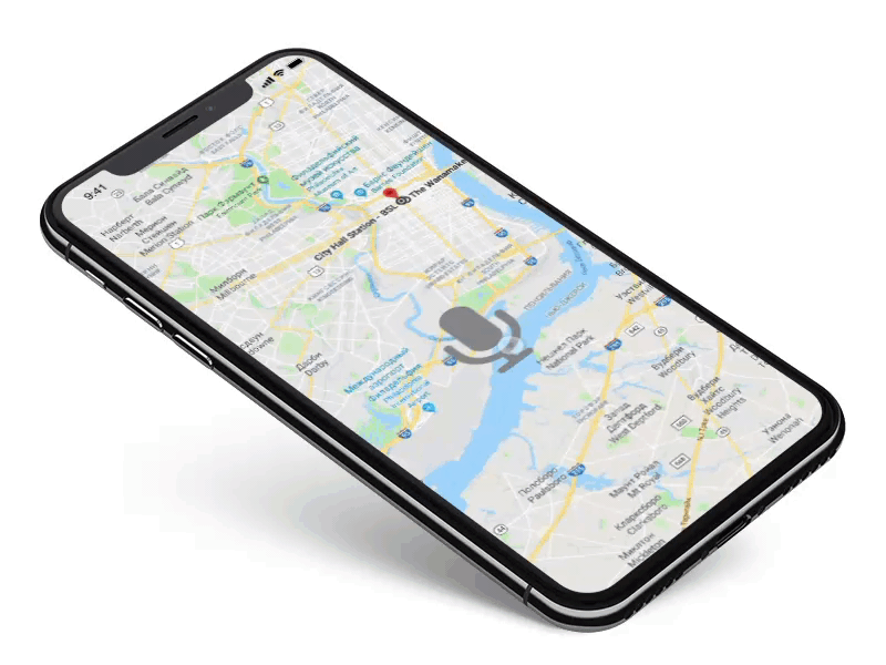 Taxi app design gif ios ios app development iphone iphonex map order russian taxi taxi app ui ux vector