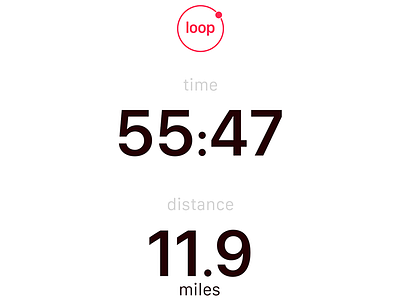 Loop Ride Data