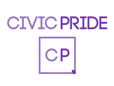 Type and Form Experimentation civicpride color logo type