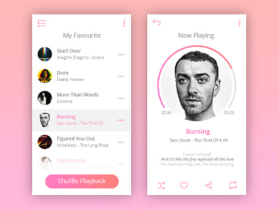 Daily UI #009 Music Player