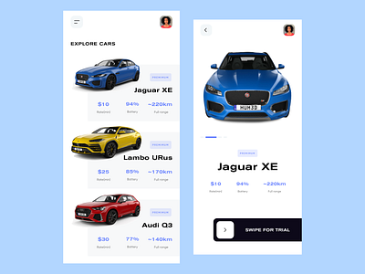 Hype Cars - Car Booking App app branding car app clean color electric car minimal taxi booking app typography ui uidesign ux uxdesign