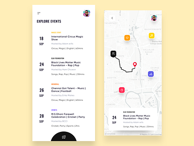 Nearby Events App