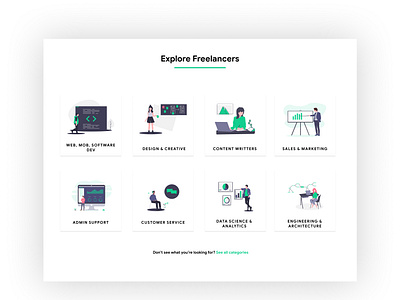 Freelancing - Explore Category Page