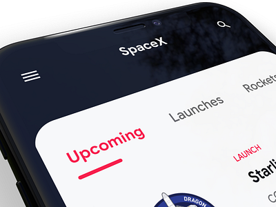 SpaceX App Design