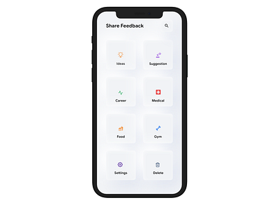 Skeuomorphism - Concept Dashboard App UI