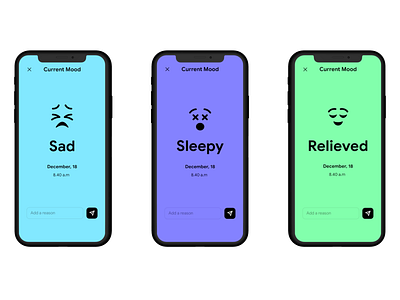 Employee Engagement App - Mood Tracker UI abstract adobexd animation app branding clean colors design emotional design employee engagement illustration interaction design minimal mobile ui mood tracker typogaphy ui uidesign ux uxdesign