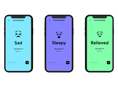 Employee Engagement App  - Mood Tracker UI