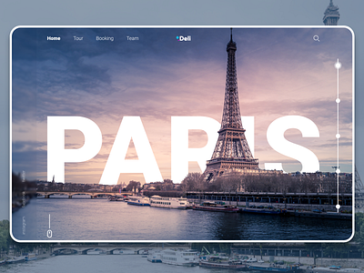 Paris tour adobe xd design graphic graphic design illustration ui uiux uiuxdesign web app website design