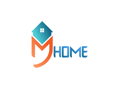 My Home adobe illustrator adobe photoshop blue design home house illustrator logo logo a day logo design logo designer logodesign logos my my home myhome orange photoshop