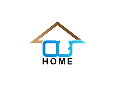 Our Home abstract design adobe illustrator adobe photoshop blue design home illustrator logo logo a day logo design logo designer logodesign logos our photoshop