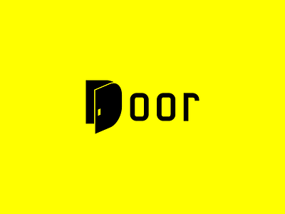 Door adobe illustrator adobe photoshop design door illustration illustrator logo logo a day logo design logo designer logodesign logos typography yellow