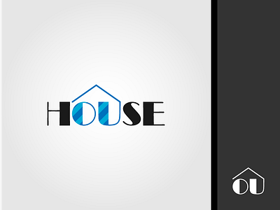 House - Wordmark abstract design adobe illustrator adobe photoshop black blue design house houses illustrator lettermark logo logo a day logo design logo designer logo mark logodesign logos logotype wordmark