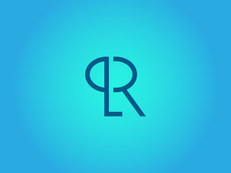 QR - Lettermark gradient blue letter qr lettermark logo text logo mark photoshop logotype design logos illustrator logo designer logo design logodesign logo a day logo adobe photoshop adobe illustrator