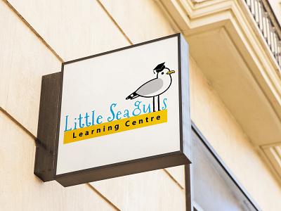 Seagulls Center Logo cartoon design cartoon logo design graphic deisgn logo design mock up