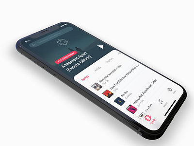 Apple Music redesign apple apple design apple music design flat design ios iphone app minimal mobile mobile app design mobile design music app music app ui