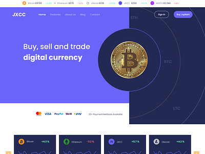 Build crypto bitcoin news website for making money