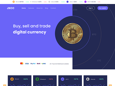 Build crypto bitcoin news website for making money bitcoinwebsite bitcoinwordpress landingpage plugins theme webdesign webexpert website woocommerce wordpress