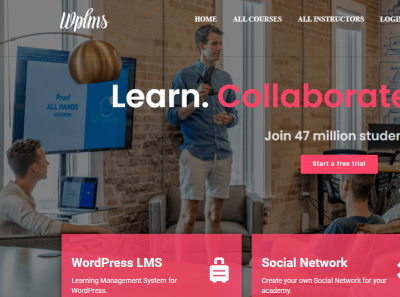 Build wplms website for elearning platform