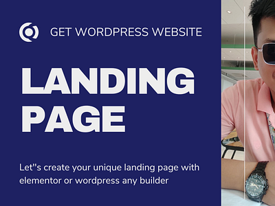 Landing page with Elementor and WordPress