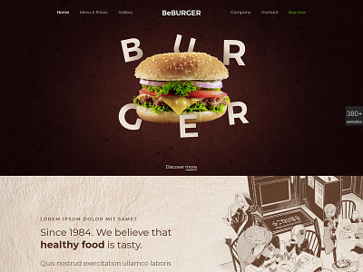 Beburger 2 Restuarent Website Design By Mahmudparvez html template plugins psd file theme webdesign woocommerce wordpress