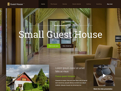 Guesthouse Hotel and Resort Website Design By Mahmudparvez html template plugins psd file theme webdesign woocomerce wordpress wordpress blog theme