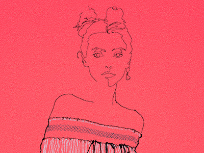 1day 1 Piece 163 fashion illustration portrait