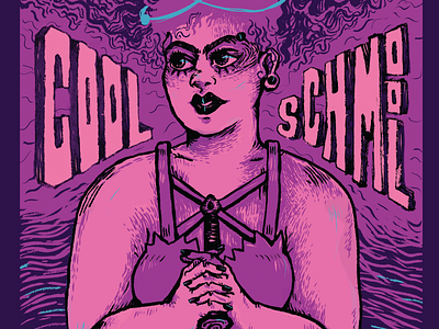 Detail of Cool Schmool Show #1 illustration music poster poster design punk