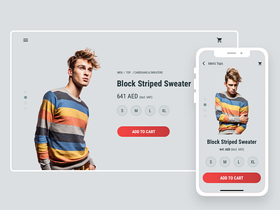 Product Screen Concept online shopping product shopping