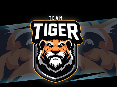 Tiger Esport Logo character esport esport team gamer illustration logo mascot team twitch vector