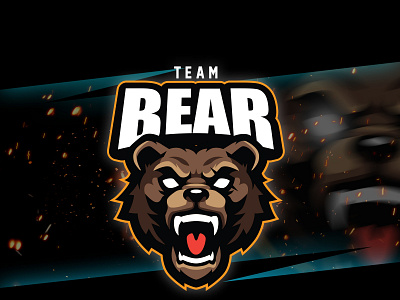 Bear Esport Logo animal character esport esport team gamer illustration logo mascot sport twitch vector