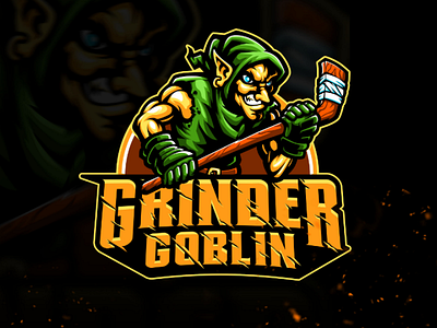 Grinder Goblin hockey character esport goblin hockey logo mascot sport team tournament