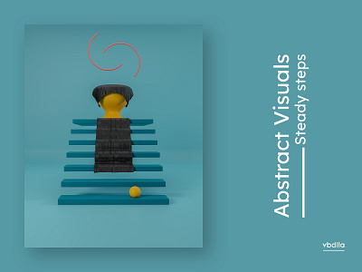 Steady steps - Abstract Visuals 3d 3d art 3d artist abstract abstract art art blender design everyday art graphic design vibrant