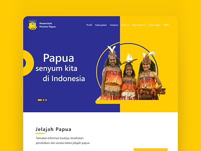 Redesign Papua Landing Page