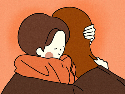 Hug illustration