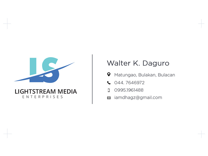 Lightstream Media Business Card by Walter Daguro on Dribbble