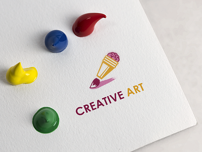 Creative Brain Art logo design
