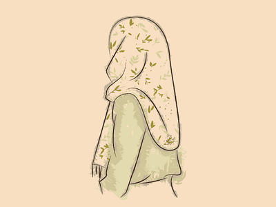 Hijab Illustration art design hijab illustration muslim